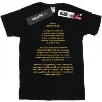 Star Wars Return Of The Jedi Opening Crawl T-Shirt