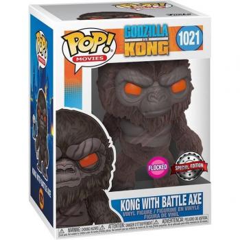 Funko Figur Godzilla vs. Kong - Kampf-Axt Edition 1021 SP Flocked