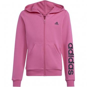 Adidas Mädchen Kapuzenjacke Performance‑Fleece – Linear Logo Edition