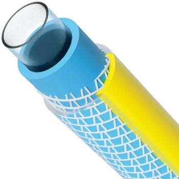 Tuyau d'eau Varcto à 4 couches, anti-twist, arrosage jardin, flexible, tricot UV, 25 Bar, ½