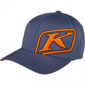 Casquette Klim Rider Flexfit Taille S/M – Gris & Orange