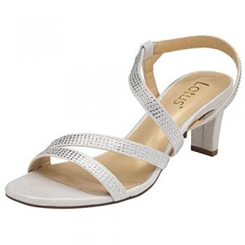 Bernadette Women's Open-Toe Heels - Silver