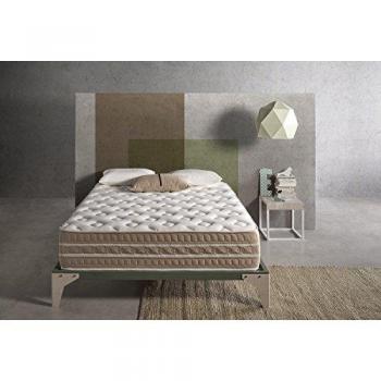Matelas 90x190 - Bio Thermal Cachemire - Épaisseur 30 cm - 11 Zones de Confort - Mousse à Mémoire de Forme Bio