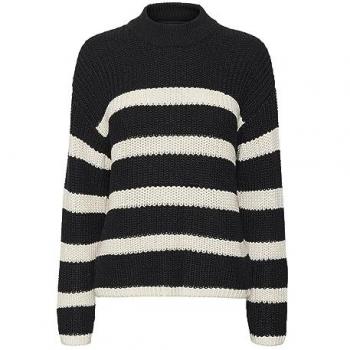 Hilda Black and Birch Striped Sweater by Vero Moda L