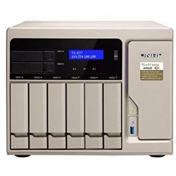 TS‑877‑1600‑8G von QNAP – 8‑Schächte NAS‑Desktop mit 8 GB Speicher