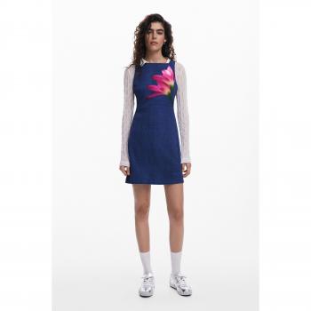 Desigual vestido corto efecto denim
