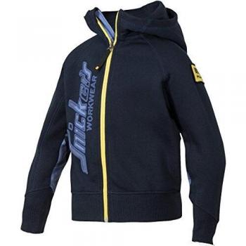 Snickers 75039586104 Size 98/104 Flexiwork Junior Hoodie - Navy Blue/Camouflage/Navy Blue