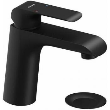 Ravak Mitigeur de Lavabo Click-Clack Noir Mat Flat X070172