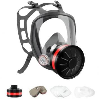 Masque à gaz de survie avec filtre 40 mm