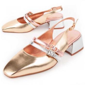 Chaussures à Talons Montevita Doré 102933