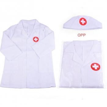 Uniforme Déguisé Manteau Blanc Infirmier en Fête