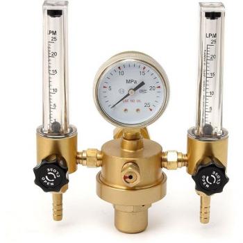 Dual Tube CO2 Gauge Pressure Regulator for Welding