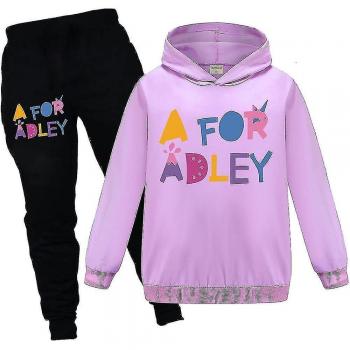 Conjunto de Sudadera y Pantalones Adley para Niños Violeta 7-8 Años