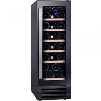 Candy CCVB30UK1 Integrated Wine Cooler, Black (20 bottles)