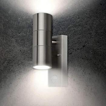 Grafner Wandlampe Außenlampe Wandleuchte LED Beleuchtung Lampen Außen Edelstahl