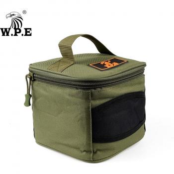 Bolso de Pesca W.P.E Impermeable con Carrete y Accesorios