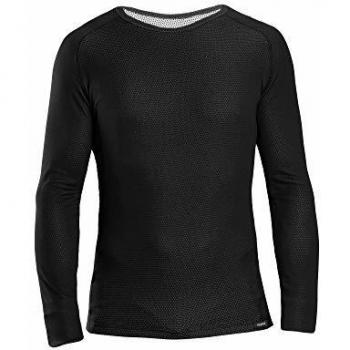 GripGrab Intimo Invernale Ciclismo Maniche Lunghe Maglietta Intima Bicicletta Canotta Termica Tecnica Bici da Corsa MTB, Nero, XS