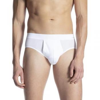 CALIDA Komfort Slip für Herren, Baumwolle, S, Weiß