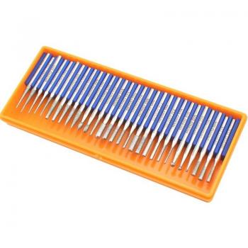 Juego de 30 Cabezales de Molienda para Herramientas Dremel, Grit 120, 3 mm