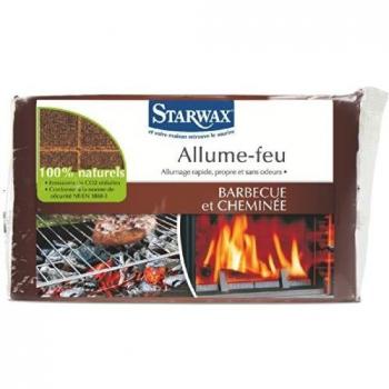 84 carrés allume-feu 100% naturels STARWAX