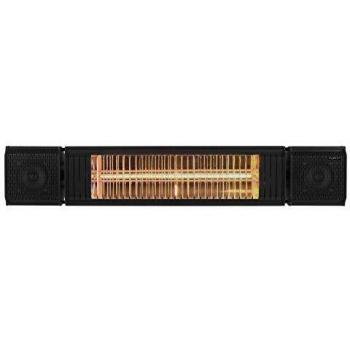 Eurom Heiztrahler Heat & Beat schwarz 2 kW, mit Bluetooth Boxen, App-Steuerung