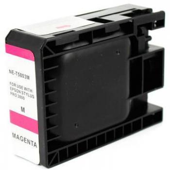 Compatible Epson T5803 Magenta Cartucho de Tinta Pigmentada