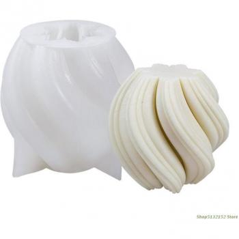 QX2E 3D Wellen Silikonform für DIY Gips und Kuchendekoration