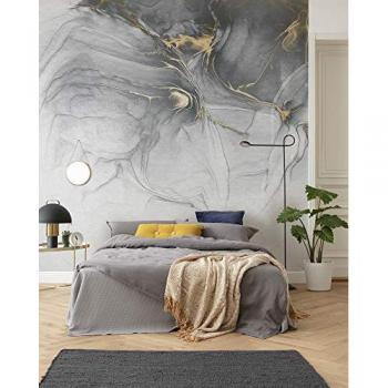 Komar Vliestapete Ink Gold Fluid 300x280 cm