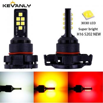 High Power H16 12V LED Fog Lights 2PCS with 12SMD