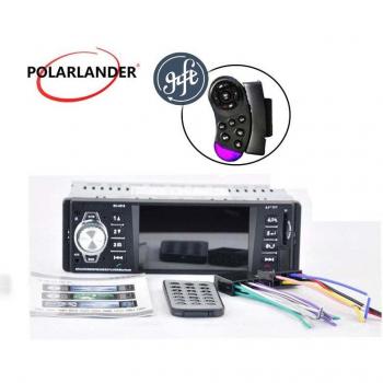 Estéreo de coche 1DIN con Bluetooth, cámara trasera y soporte para MP4/MP3/MP5