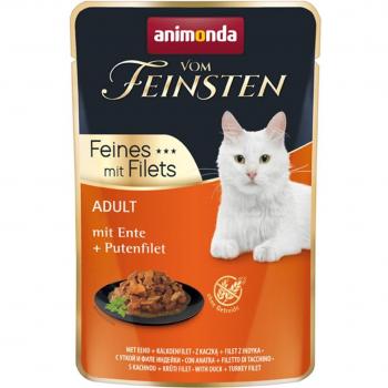 Animonda vom Feinsten Adult mit Ente + Putenfilet 18x85g