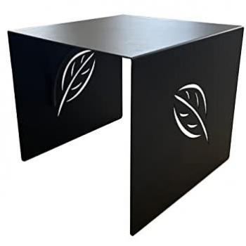 Tavolino Loha Design Elegante 38x38x45H Nero