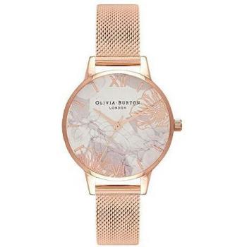 Olivia Burton Abstrakte Blomster Rosengull Mesh OB16VM11