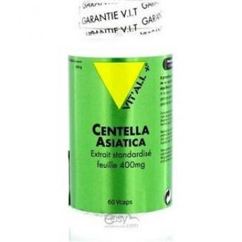 Centella Asiatica 400mg - Extrato Estandardizado em Cápsulas Vegetais - 60 Cápsulas