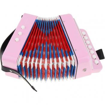 Mini Acordeón para Niños, 7 Teclas, Ideal para Principiantes, Disponible en 3 Colores