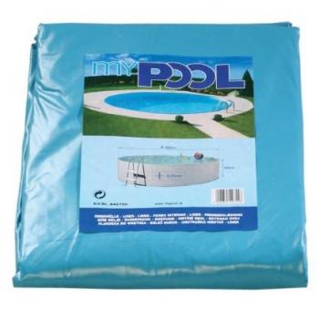 My POOL BWT Poolinnenhülle für 120 cm tiefe Pools, 0,60 mm, Ovalformbecken