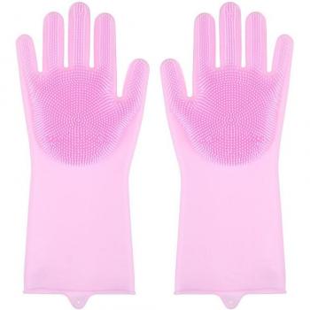 High-Temperature Resistant Silicone Scrub Gloves