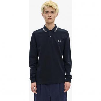 Fred Perry Poloshirt Schwarz Herren Größe: L M3636
