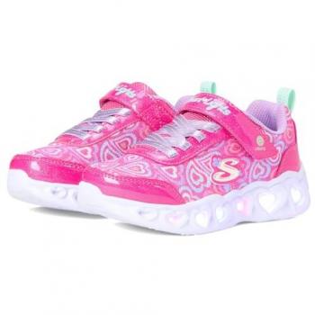 Boogie Love Pink Heart Sneakers for Girls