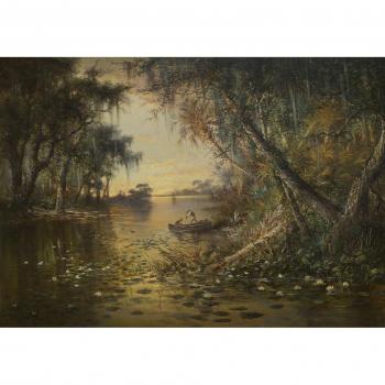 Nachthimmel am Suwannee-Fluss –