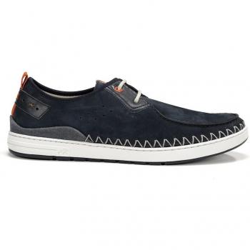 Fluchos F1923 - Calzado masculino con cordones en azul
