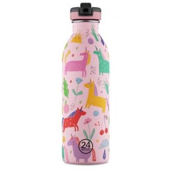 Gourde Magique Enfants 500 ml Rose Licorne