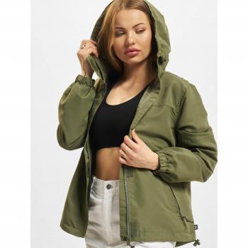 Brandit Summer Windbreaker Chaqueta de dama - Verde
