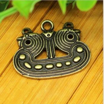 Lanseis 10pc Viking Ship Brooch