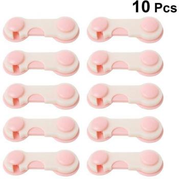 10Pcs Self-Adhesive Baby Safety Locks