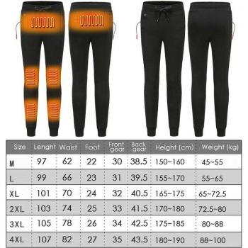 USB Heated Thermal Underwear
