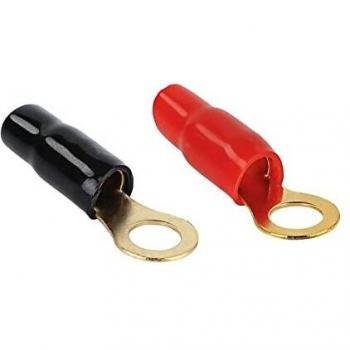 Ring cable lug 20 mm² > 4.2 mm 1 x red 1 x black