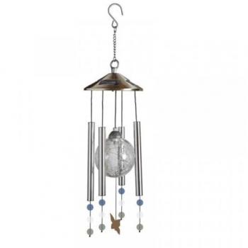 Orbis Vent Solaire avec Boule Luminée Verre Brisé