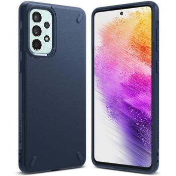 Capa Protectora Galaxy A73 Onyx Azul Marino Flexible