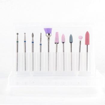 Fresas rotativas para manicura, set de 10